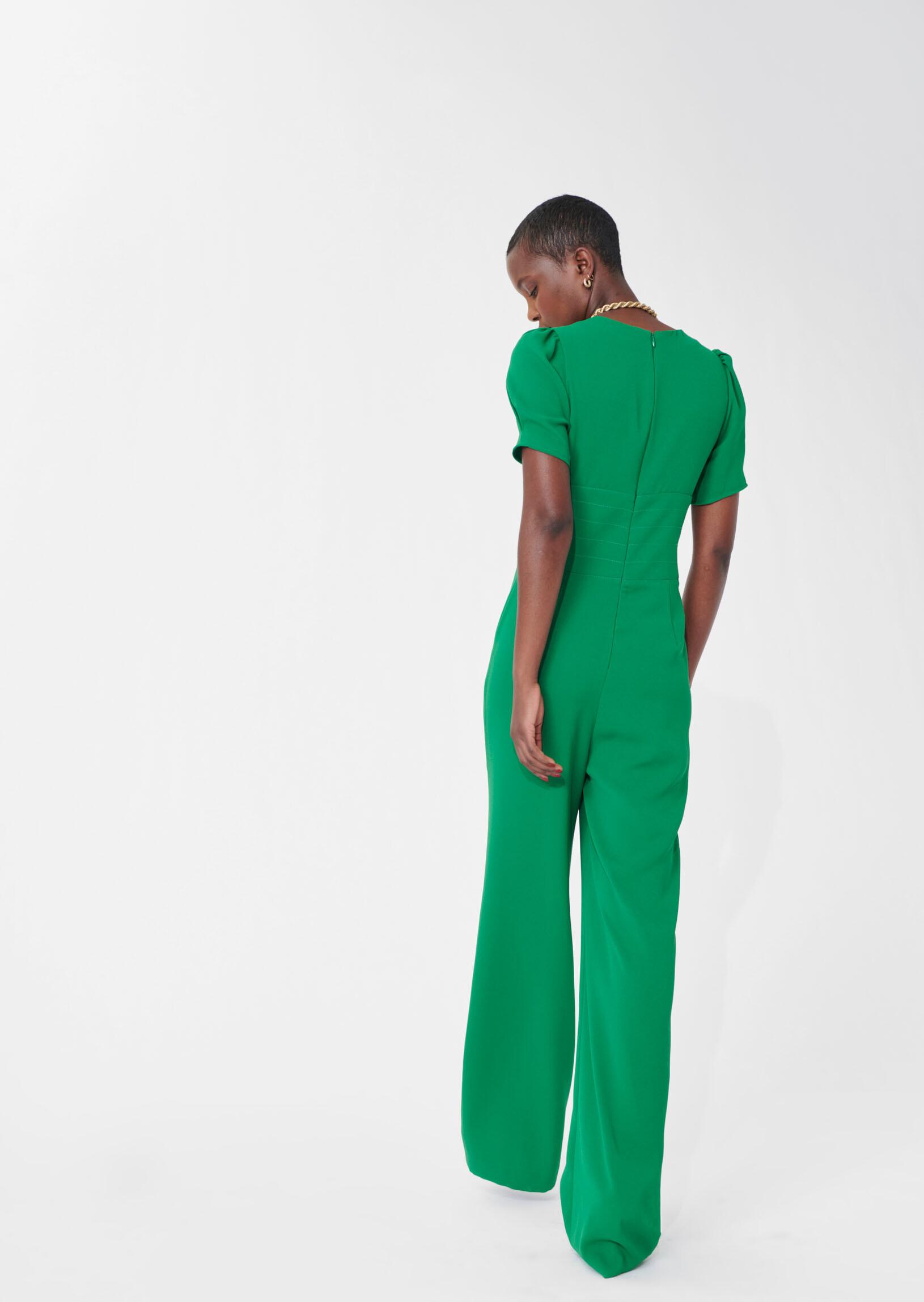 Tara Jarmon Dresses | Greencrepe Jumpsuit Emerald Women – Quisqueya Viaggi